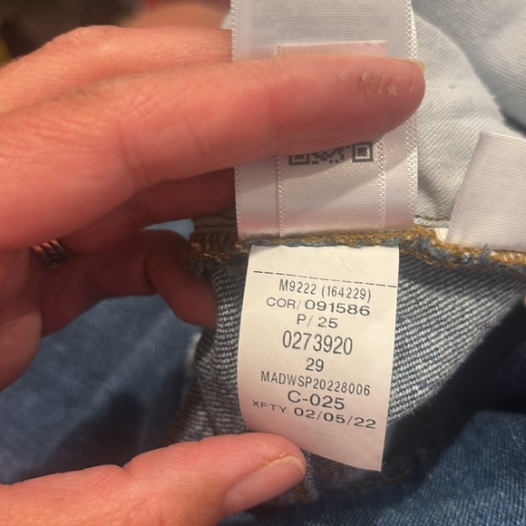 2/$30 Madewell Denim Shorts Size 29 Glenoaks Wash Cutoff Edition - Picture 9 of 9